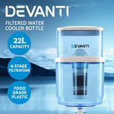 Devanti Water Cooler Dispenser 22L Filter Bottle